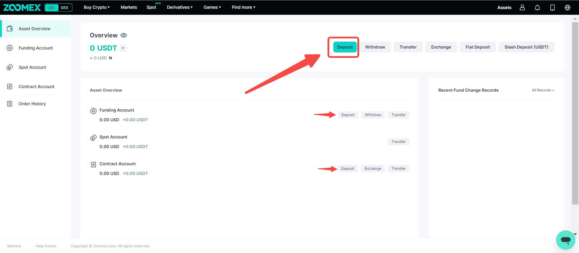 How to Make a Deposit to Your Zoomex account – ZOOMEX