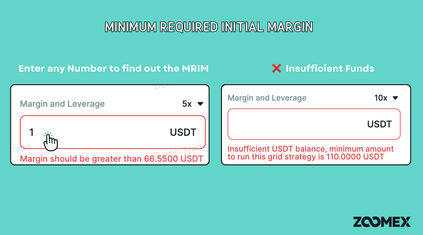 Zoomex Contract Grid Minimum Required Initial Margin